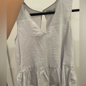 Club Monaco flowy peplum top